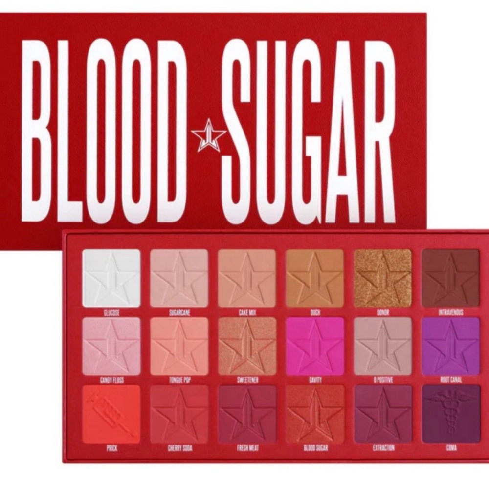 Jeffree Star Blood Sugar Eyeshadow Palette New in Box